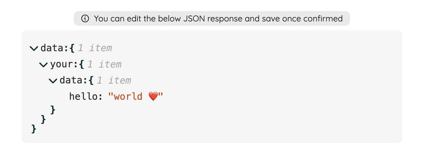 Interactive JSON Editor Interface