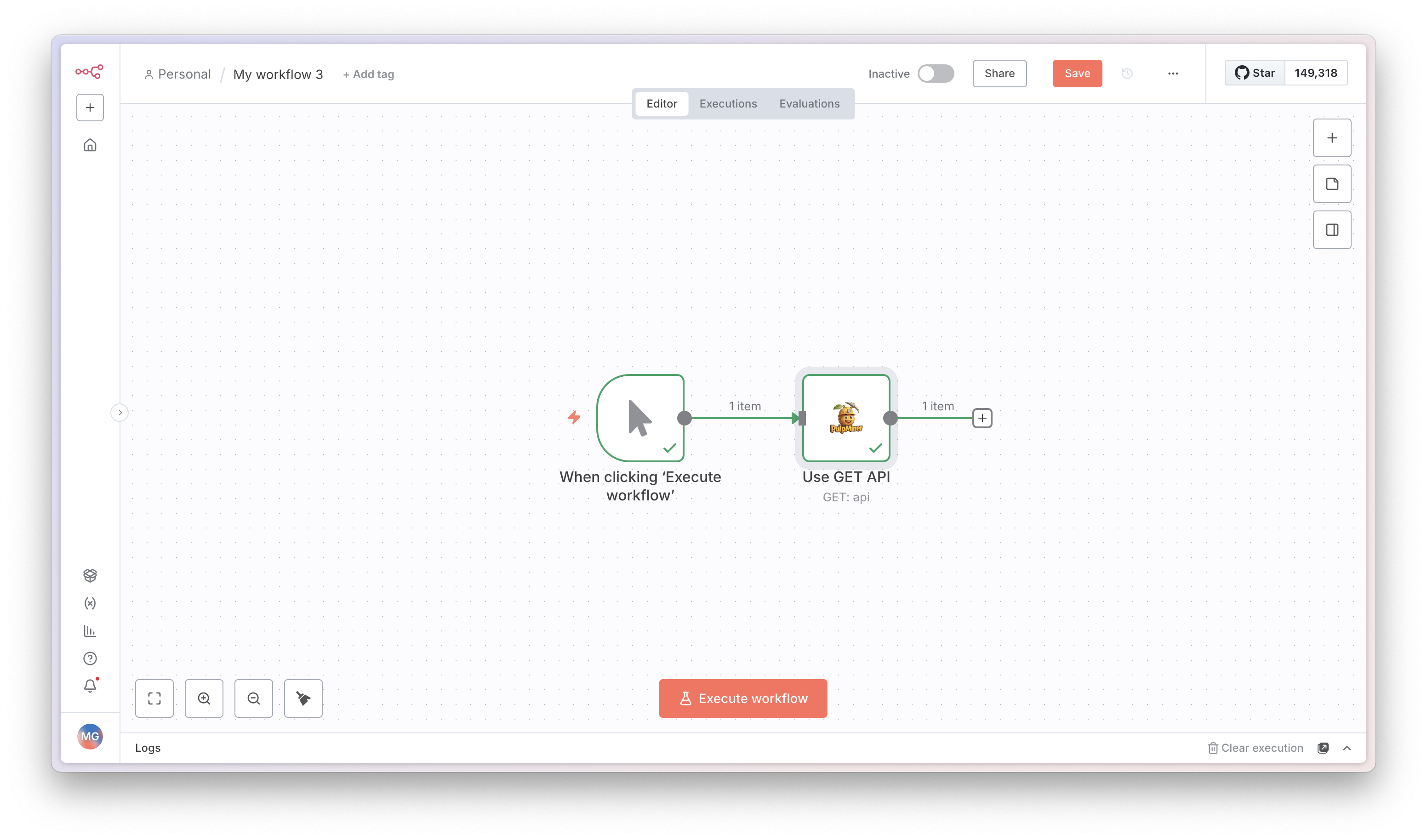 Step 9: PulpMiner node in workflow