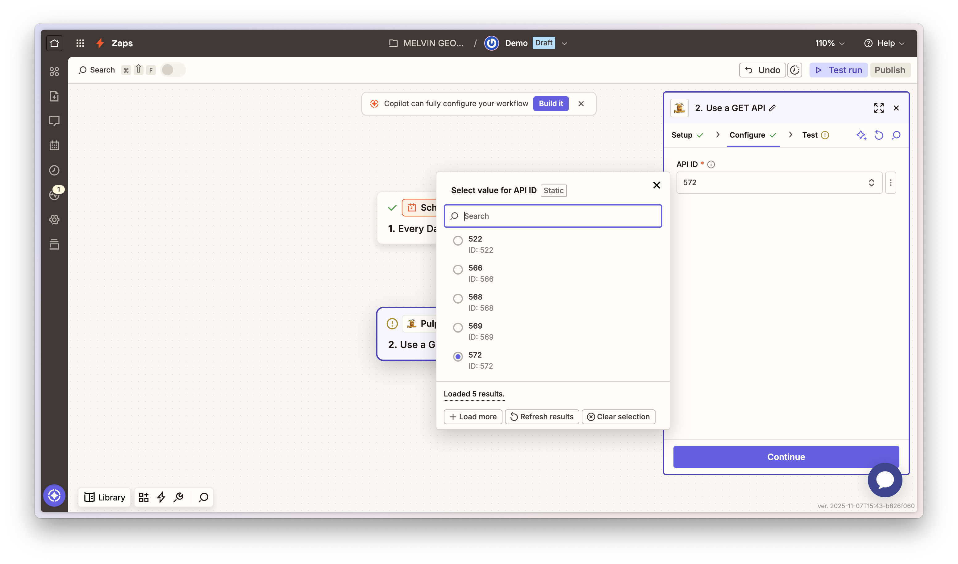Step 6: Select API ID